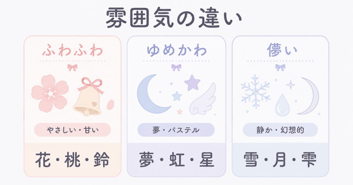 ふわふわ・ゆめかわ・儚い苗字の印象と使いやすい漢字の違い