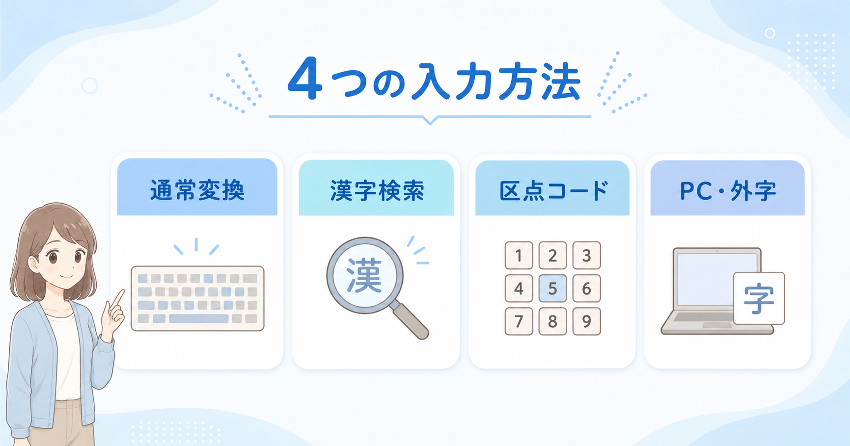 画数の多い漢字を印刷する前に字形・テープ幅・試し印刷を確認する図解